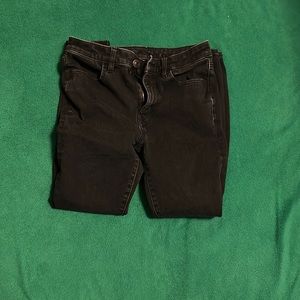 American eagle black stretchy skinny jeans